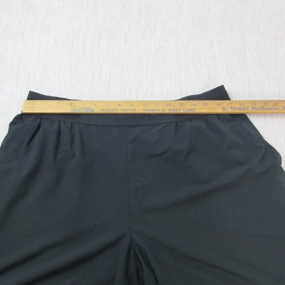 Nike Athletic Shorts Men's XL Black Dri Fit Stretch Elastic Waist Logo Pull On - Picture 6 of 9